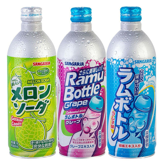 Verken de Verfrissende Wereld van Sangaria Ramune 500ml: Drie Smaken Die Je Moet Proberen
