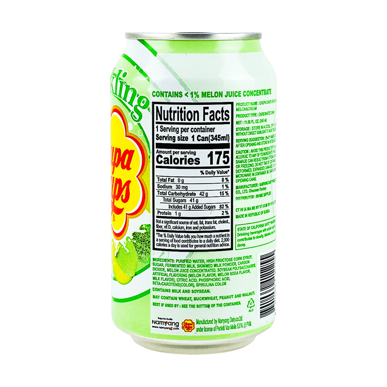 Groene blikje chupa chups
