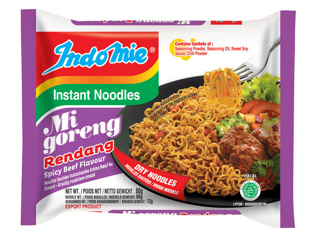 Indomie Instant Noedels Mi Goreng Rendang