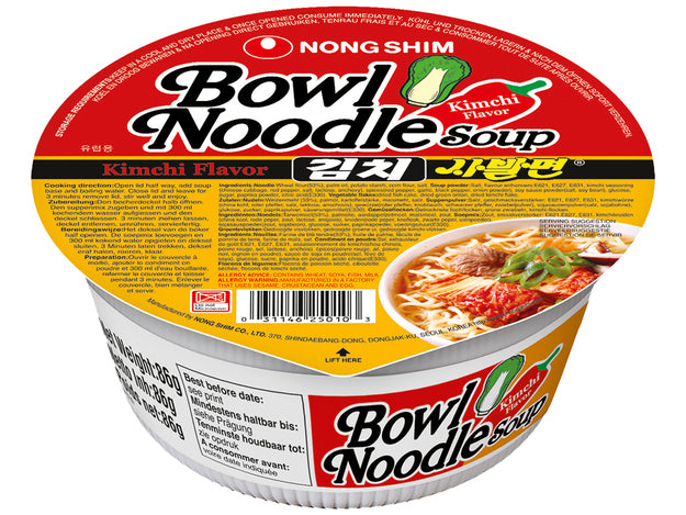 Nongshim noedels kimchi kom