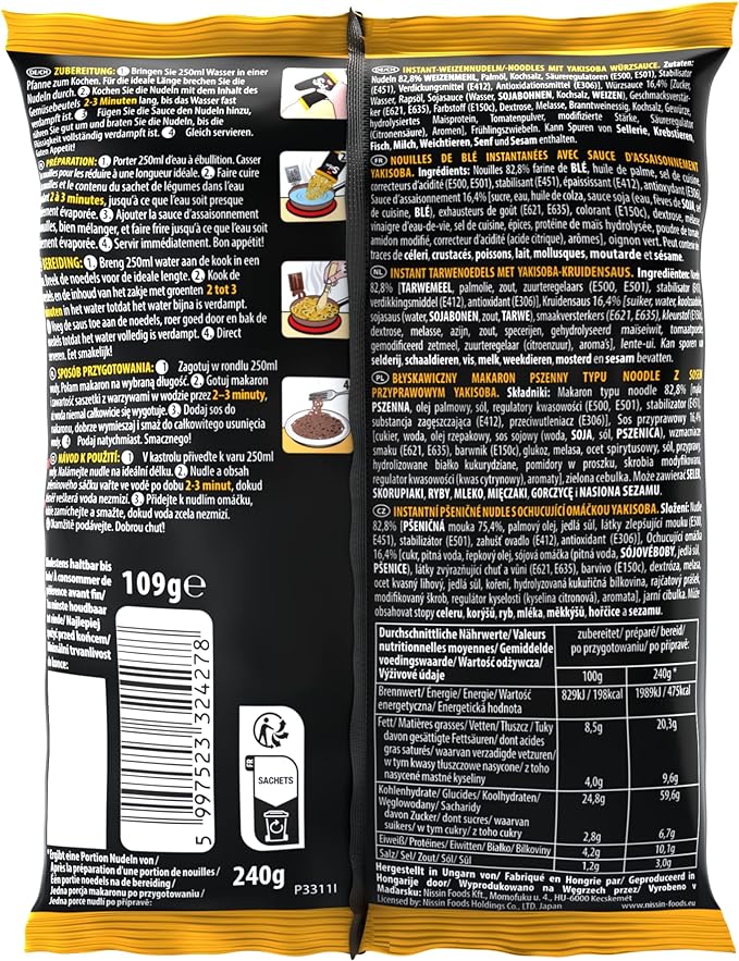 Nissin Soba Japanese wok noedels