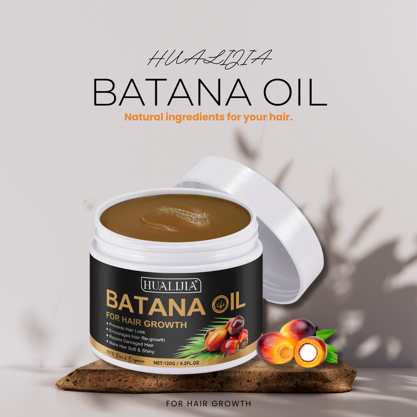 Original Organic Honduras Batana oil for Hair Growth  120g