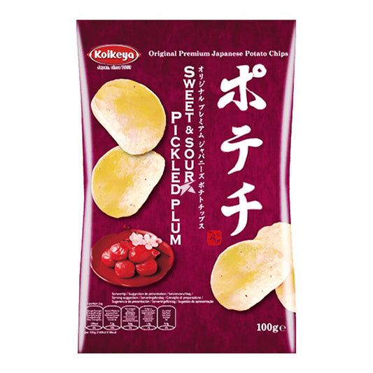 Koikeya Potato Chips Sweet & Sour Pickled Plum 100g