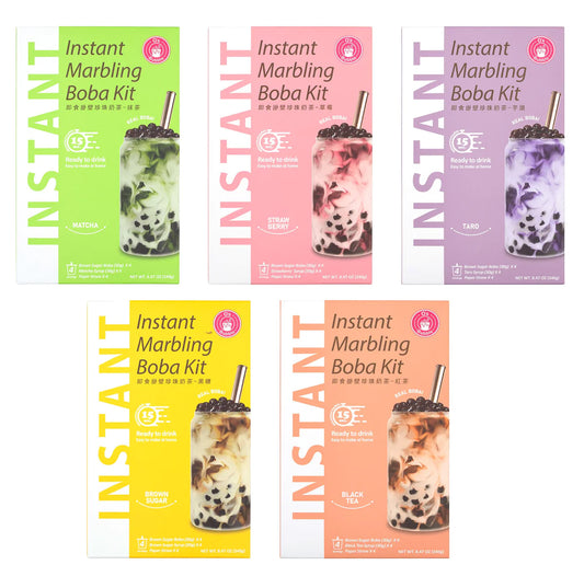 Instant Bubble Tea Boba Kit in 15min 240g