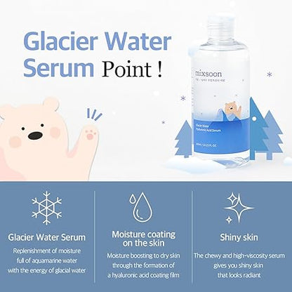 MIXSOON GLACIER WATER HYALURONZUUR SERUM 300ML