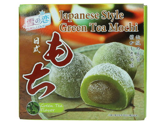 Yuki & Love Mochi green Tea (4 pieces) 140 g
