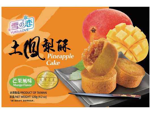 Yuki & Love Pineapple Cake Mango Taste 120 g