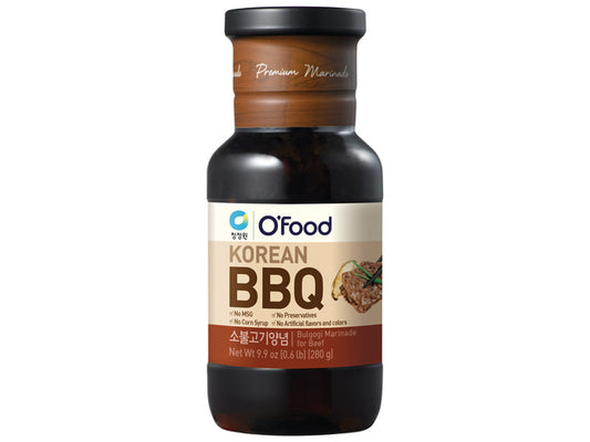 O'Food Koreanische BBQ-Sauce und Marinade (Rindfleisch) 280 g