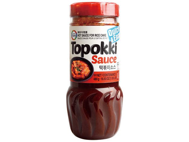 Surasang Hete Saus voor Topokki (Rijstwafel) 432ml 