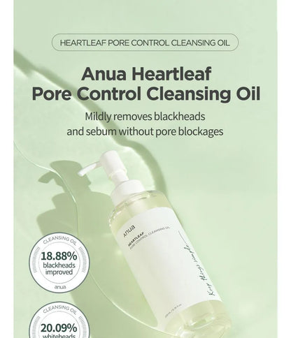 Anua HEARTLEAF PORE CONTROL CLEANSING OIL 200ML reneigd olie