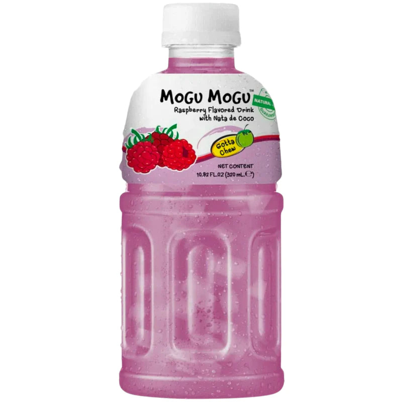 Mogu Mogu Framboos Rasberry smaak met Nata de Coco 320ml