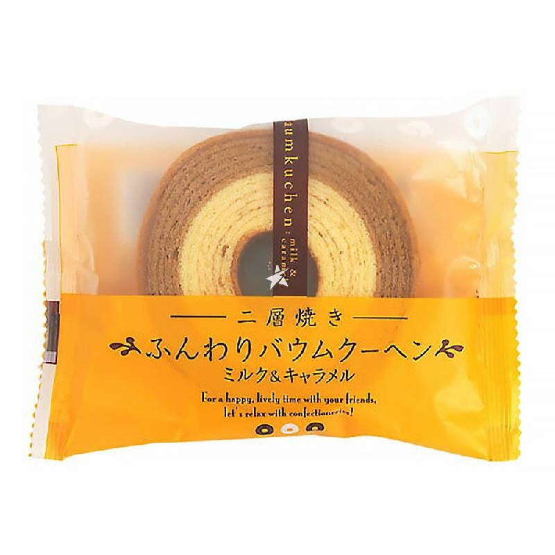 Taiyo Japan Baumkuchenkuchen Mini-Karamell-Milchgeschmack 60g