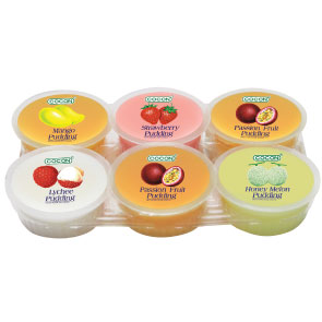 Cocon Pudding Nata de Coco Assorted 480g